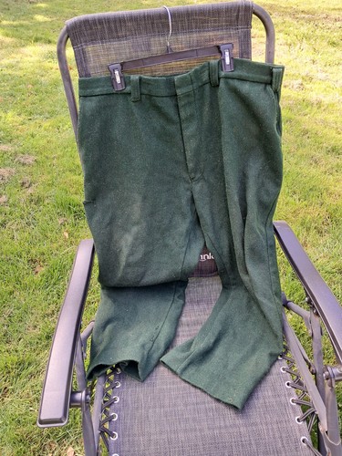 Vintage green wool - green, hunting